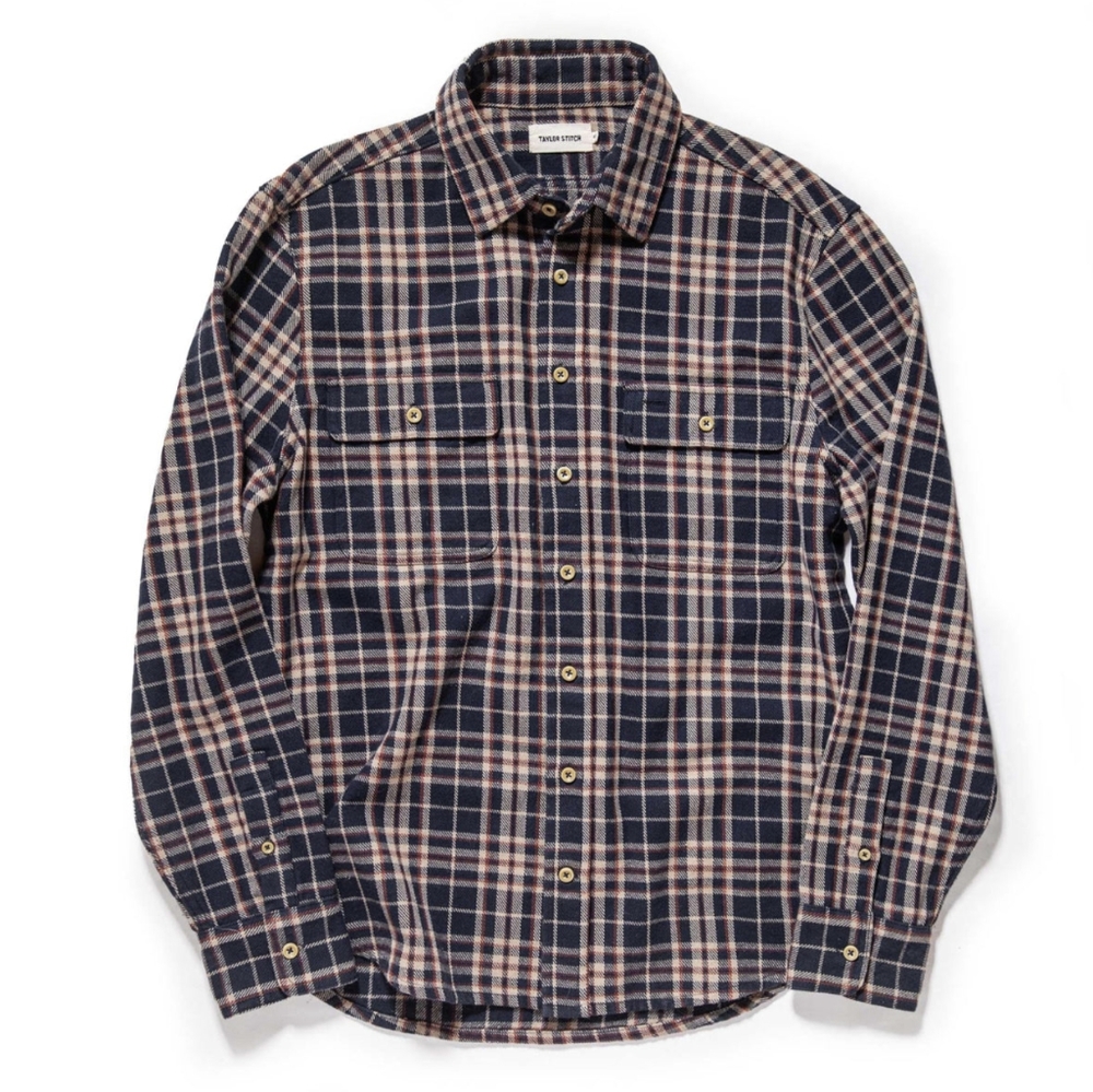Taylor stitch the ledge shirt in York plaid size medium
